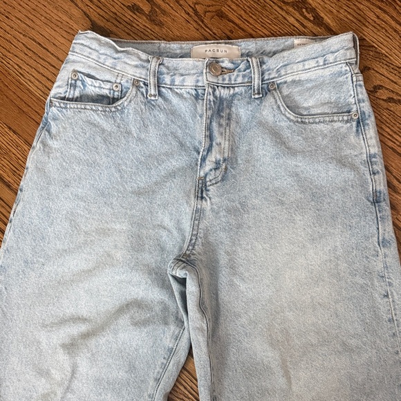 Pacsun Unisex Stylish Light Blue Women's Jeans extra baggy - Picture 7 of 16